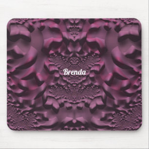 BRENDA ~ 3D Roze en Paars Muismat