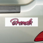 Brenda faded pink Aufkleber Sticker (Op auto)