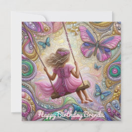 ~ BRENDA ~ Gelukkige verjaardag ~ Tree Swing ~