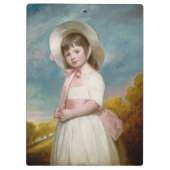 BRENDA ~ JULIANA WILLOUGHBY George Romney ~ Klembord (Achterkant)