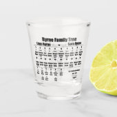 Brenda K Davies Vampire Awakenings Family Tree Shot Glas (Voorkant)
