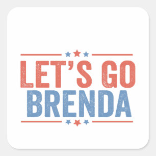 Brenda Kamala Verkiezingen 2024 Vierkante Sticker