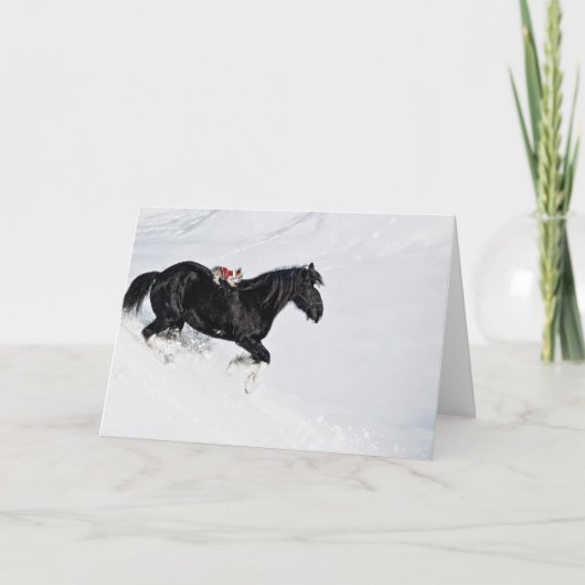 Brenda Lee en Lucy Kerstmis 1 Feestdagen Kaart (Voorkant)