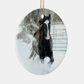 Brenda Lee Running Winter-sierent Keramisch Ornament (Rechts)