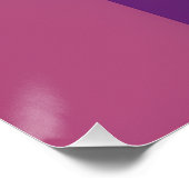 Brenda Queen Rainbow Schattige Haar Zwart Melanine Perfect Poster (Hoek)