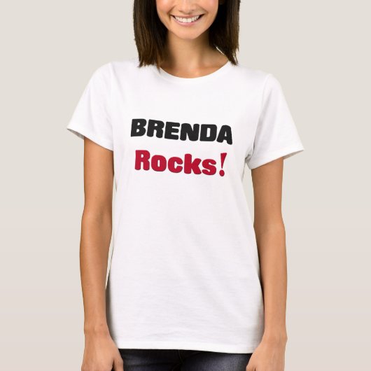 Brenda Rocks T-shirt (Voorkant)