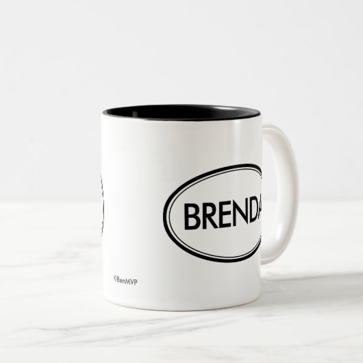 Brenda Tweekleurige Koffiemok (Voorkant rechts)