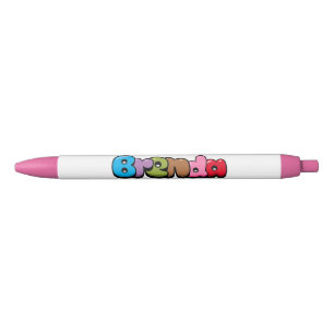 Brenda Zwarte Inkt Pen