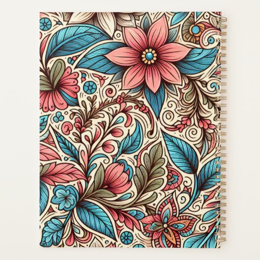 Brenda's notities Floral Planner (Achterkant)