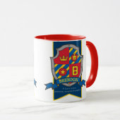 Brendon knight shield red blue name betekent mok (Voorkant rechts)