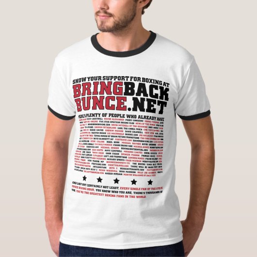 BRENG BACK BUNCE OFFICIAL T-Shirt (Voorkant)