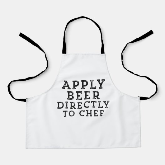 Breng bier direct aan op chef-kok, Kooktips, Cadea Schort (Voorkant)