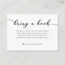 Breng Book Baby Shower Bijlage Rood Buffalo Plaid