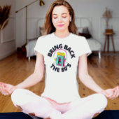 Breng de 80s muziek graphic terug t-shirt