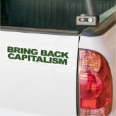 Breng de achterste sticker van het kapitalisme (Op Truck)