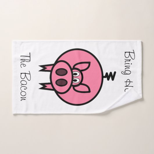 Breng de bacterie naar huis bad handdoek (Handdoek)