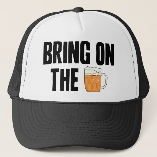 Breng de Beer aan Trucker Pet (Voorkant)
