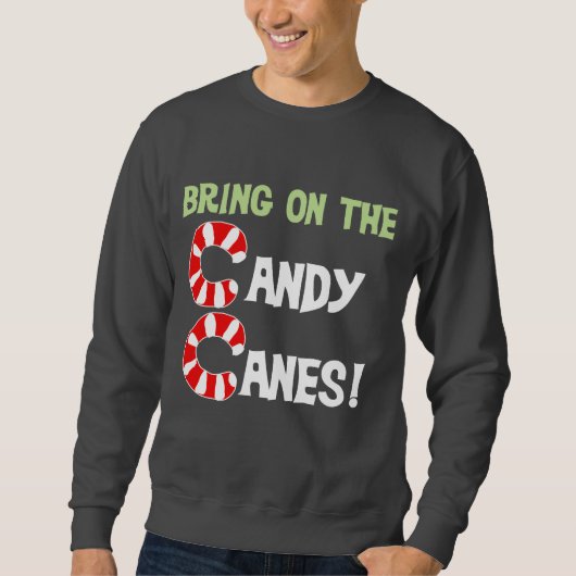 Breng de Candy Canes T-shirts en cadeautjes aan (Voorkant)