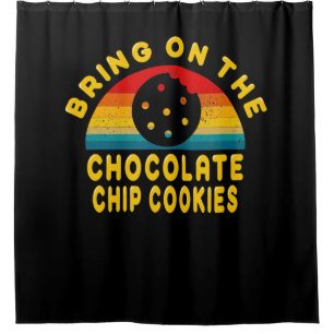 Breng de chocolade Chip Cookies aan cadeau Douchegordijn