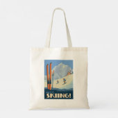 Breng de dag skiën  tote bag (Achterkant)