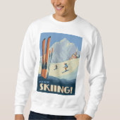 Breng de dag skiën  trui (Voorkant)