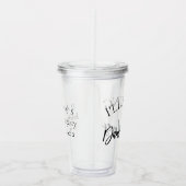 Breng de dans-bewegingen | Bachelorette Bridal Par Acryl Drinkbeker (Rechts)
