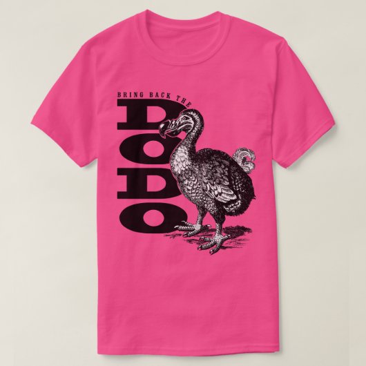 Breng de Dodo terug T-shirt (Design voorkant)