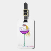 breng de fles, de tony fernandes bagagelabel (Voorkant verticaal)