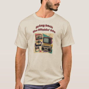 Breng de geweldige jaren 80 terug - retro t-shirt