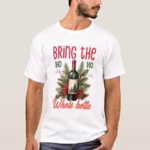 Breng de Ho Ho Ho hele fles Kerstmis Grappig
