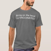 Breng de kudde waar ik gevaccineerd t-shirt ben (Voorkant)