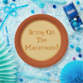 Breng de macarons aan! Bord serveren (Feest)