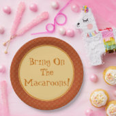 Breng de macarons aan! Bord serveren (Feest)