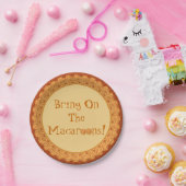 Breng de Macaroons aan! Melamine-Bord Papieren Bordje (Feest)