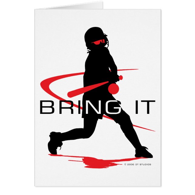 Breng de Red Batter Softball (Voorkant)