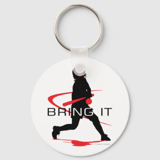 Breng de Red Batter Softball Sleutelhanger