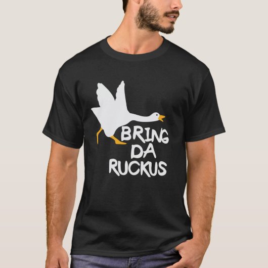 Breng De Rotszooi Grappige Gans T-shirt (Voorkant)
