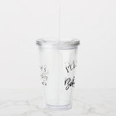 Breng de slechte beslissingen | Chic Bachelorette Acryl Drinkbeker (Rechts)