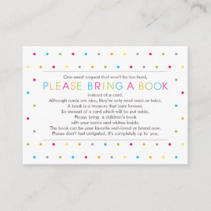 Breng de Stippen van de Kleur van het Boek Moderne Informatiekaartje