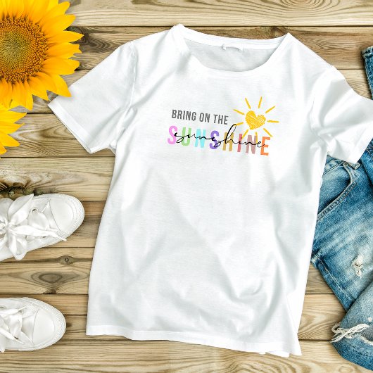Breng de Sunshine Fun T-Shirt op