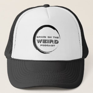 Breng de vreemde podcast aan - Logo Trucker Pet
