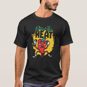 Breng de warmtewisselaar Chili Spicy Food Chipotle T-shirt