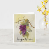 Breng de wijn aan kaart (Gele Bloem)