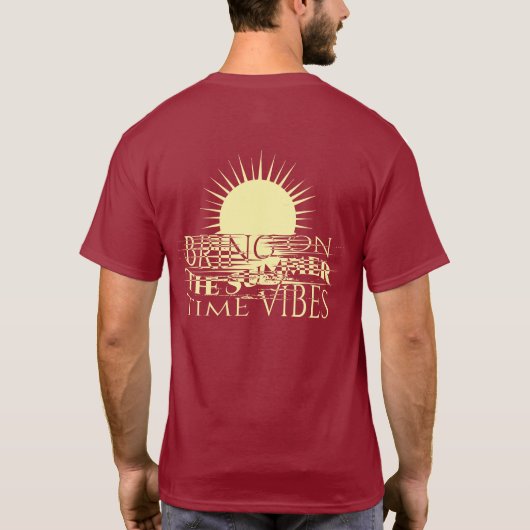 Breng de zomerse sfeer t-shirt (Achterkant)