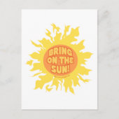 Breng de zon aan! briefkaart (Voorkant)