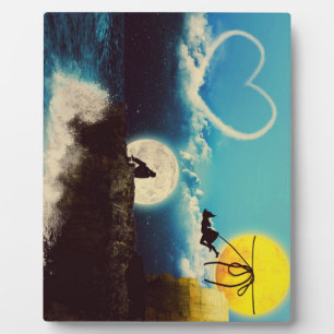 Breng de zon aan fotoplaat