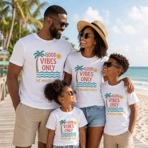 Breng de Zonneschijn Alleen Goede Vibes Familie T-shirt
