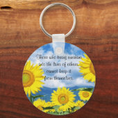 Breng de zonneschijn in sleutelhanger (Voorkant)