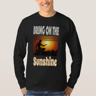 Breng de zonneschijnse Casual Retro Summer op T-shirt