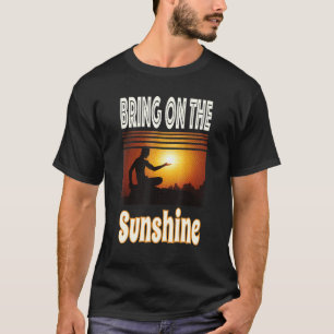 Breng de zonneschijnse Casual  Retro Summer op T-shirt